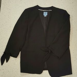 NWT CeCe 3/4 Sleeve Bow Blazer